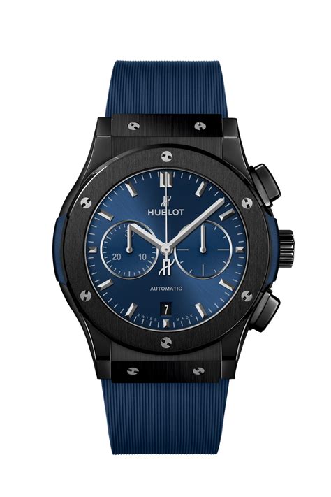 Classic Fusion Ceramic Blue Chronograph 42 mm 